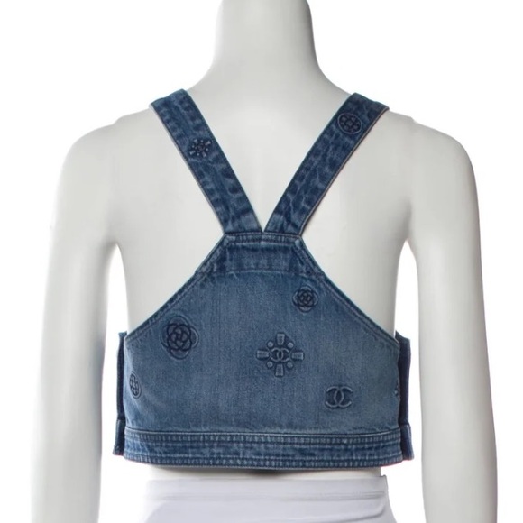 CHANEL Denim vest Italy 36 small 0-4 - Picture 3 of 16